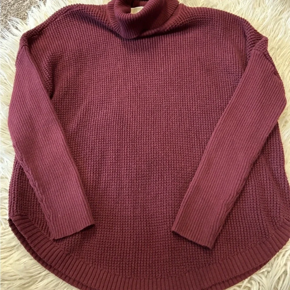 Michael Kors Burgundy size large Turtleneck Sweater
